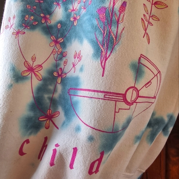 Mad Engine Star Wars 'The Child' Tie Dye Sweatshirt Size L - Picture 5 of 8